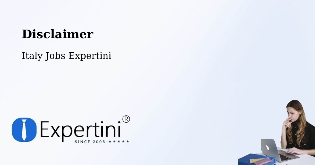 Disclaimer – Curno - Italy Jobs Expertini