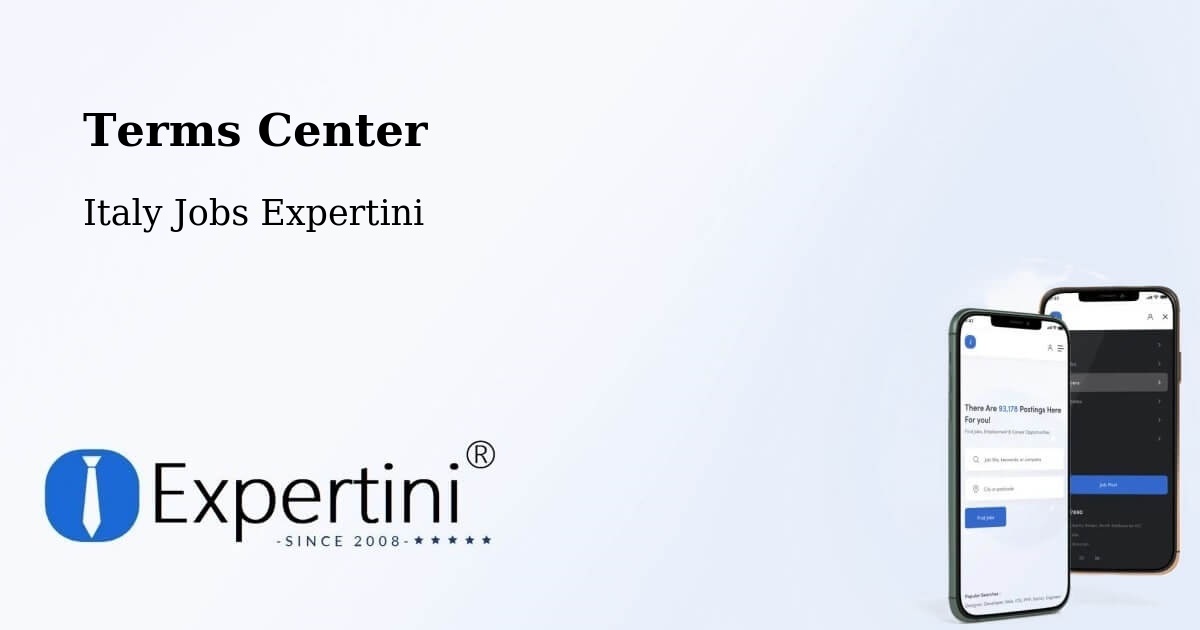 Terms of Service – Curno - Italy Jobs Expertini